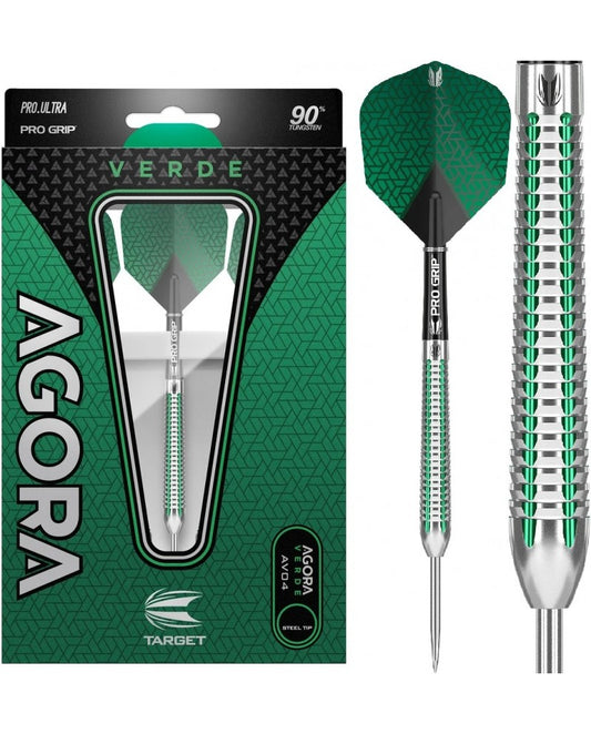 Target Agora Verde AV04 90% 24G Steel Tip Darts 2018